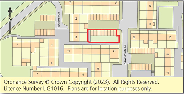 Lot: 90 - NINE VACANT FREEHOLD GARAGES WITH LAND WITH DEVELOPMENT OPPORTUNITY - 